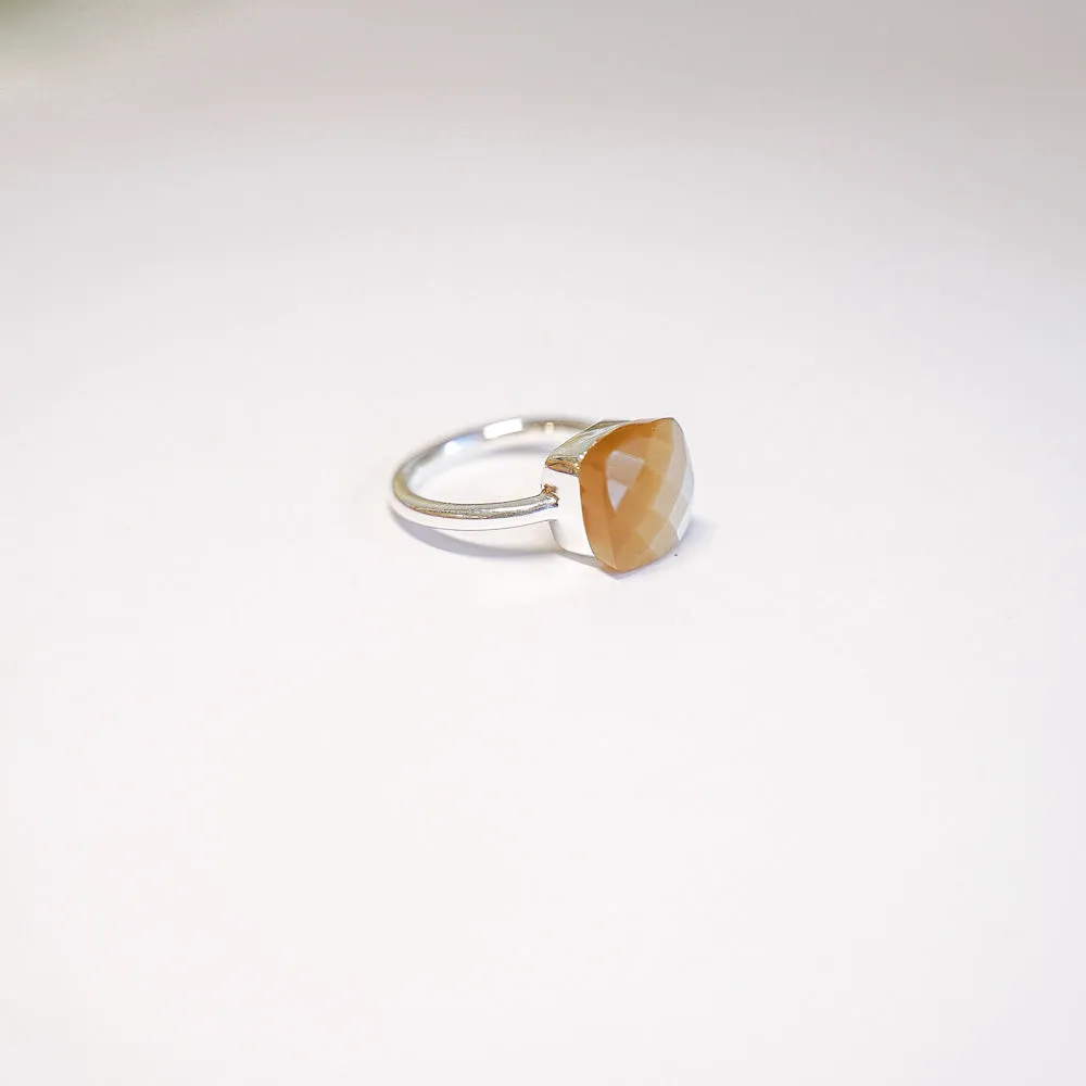 Cenedra Cutstone Sterling Silver Rings