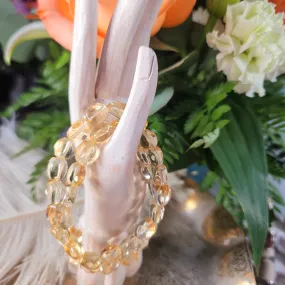 Citrine Nugget Bracelet (Gem Grade) for Attracting Abundance