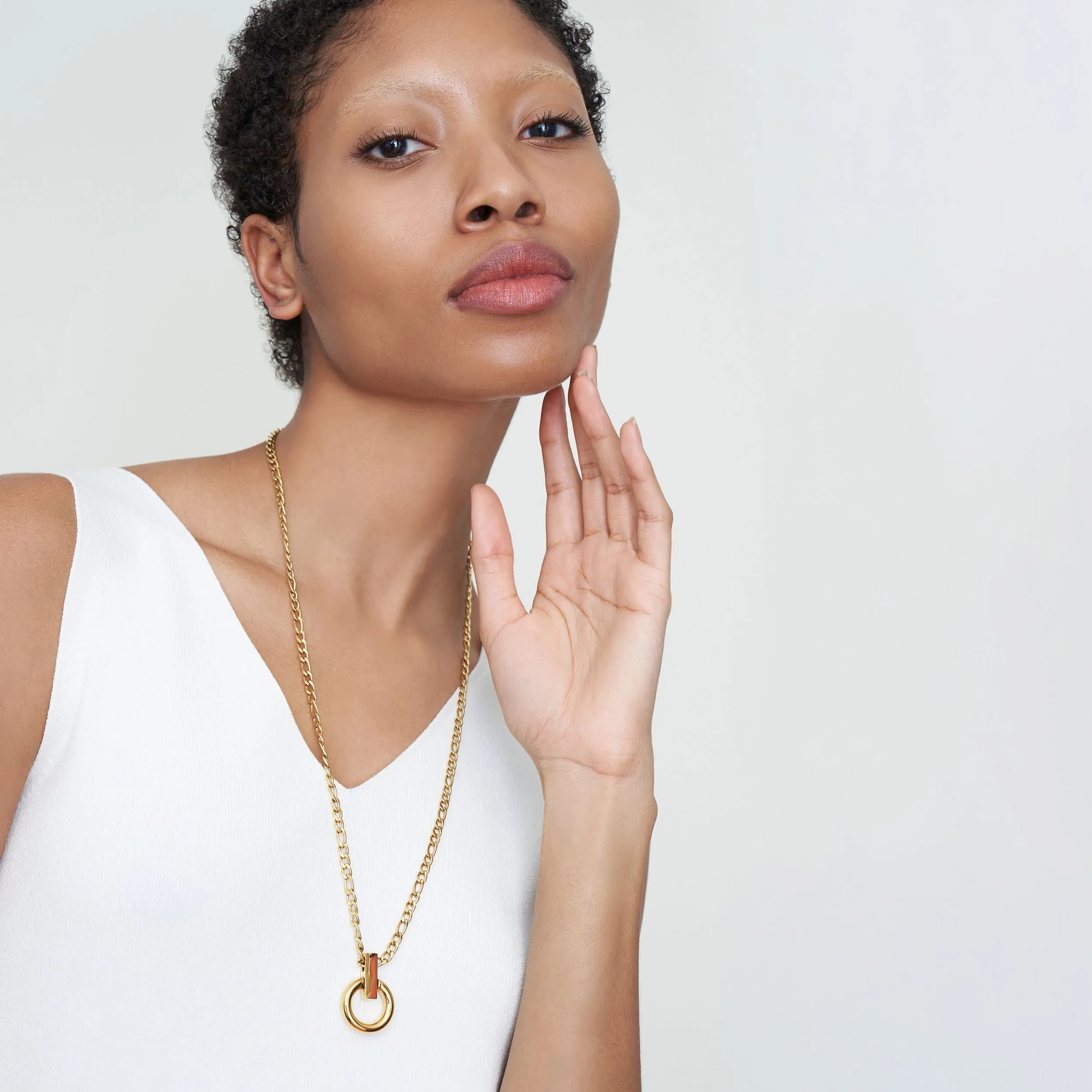 Claressa Necklace :: Gold