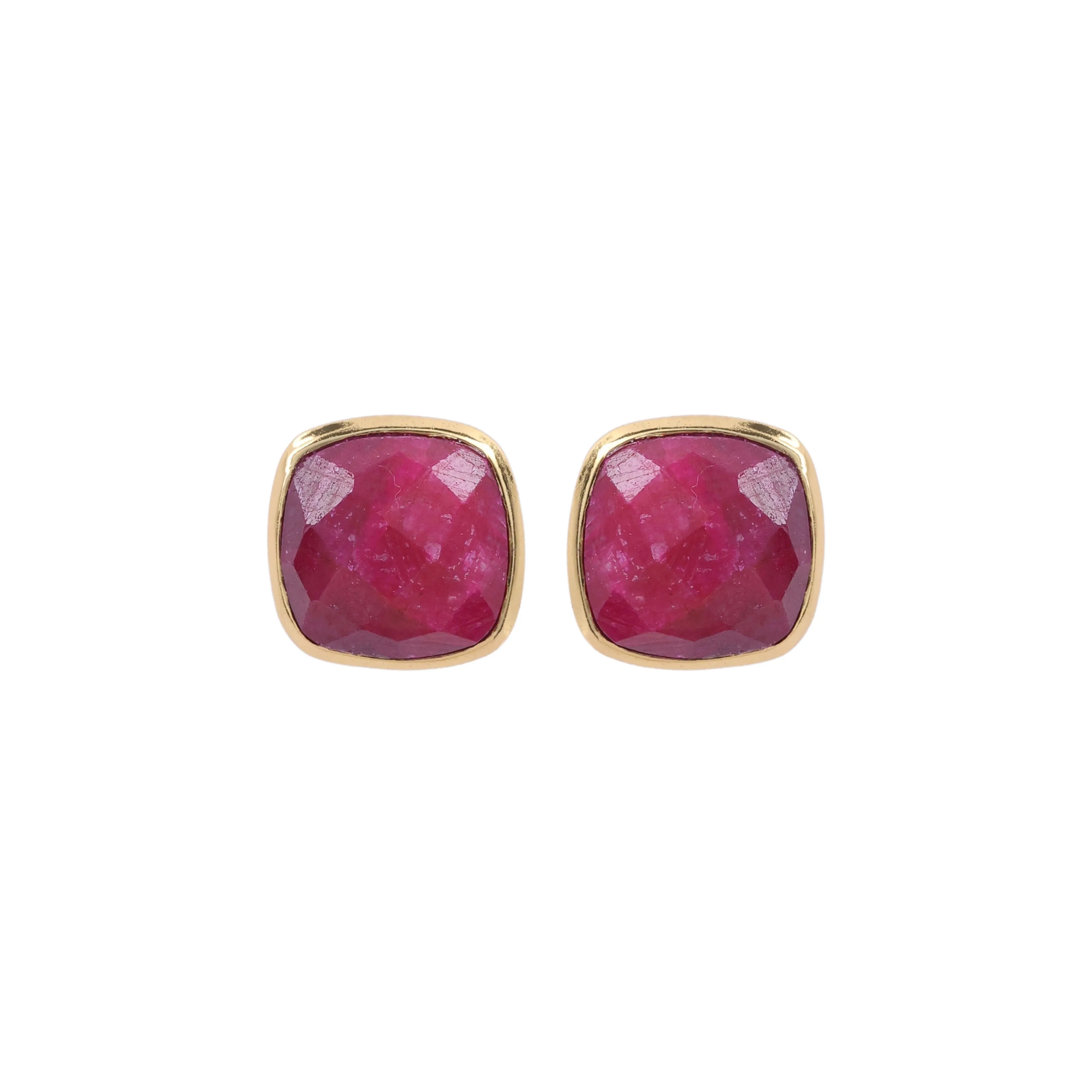 Earrings - Amie Ruby Stud