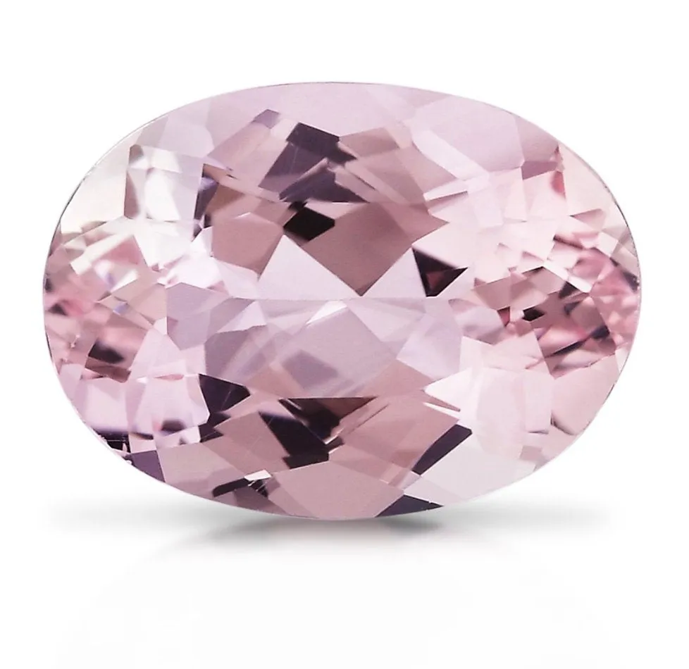 Genuine Intense Pink Morganite - 11x8mm Oval Shaped Gemstone 2.77 Carat Pristine Custom Rings