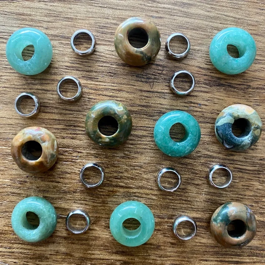 Green Gemstone Mix | Set of 20