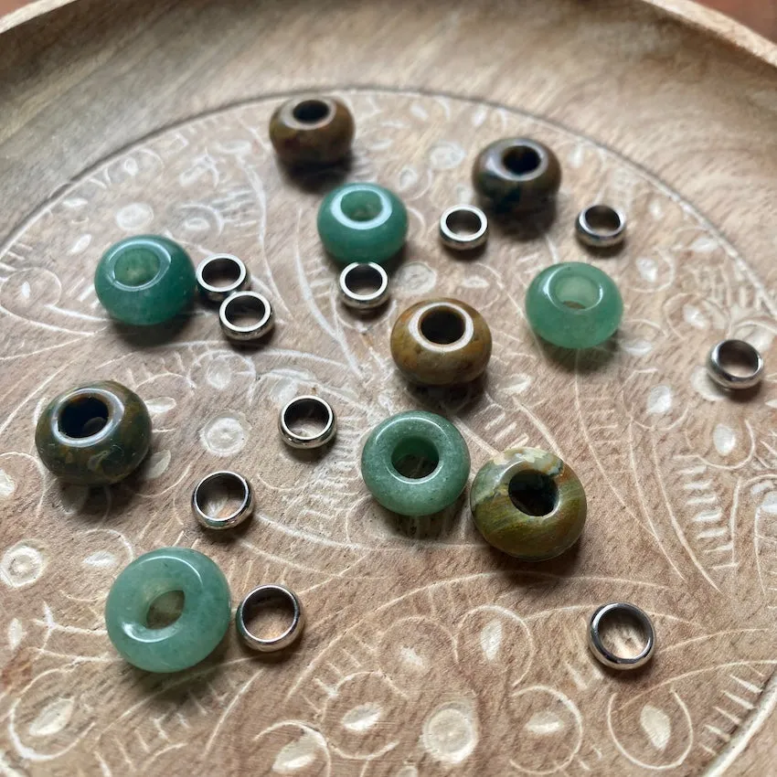 Green Gemstone Mix | Set of 20