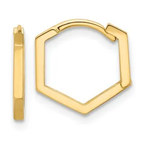 Leslie's 10K Geometric Hoop Earrings